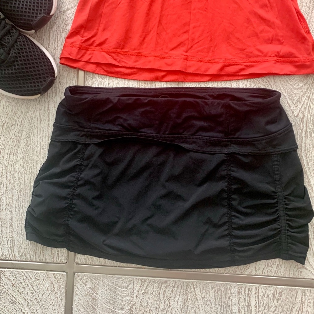 🔥 Black Lululemon Tennis Skirt